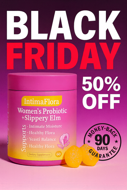 IntimaFlora Feminine Balance Gummies (Hawaiian Pineapple) – 60 Count